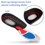 ⁦ضبان طبي قابل للتعديل لكلا الجنسين-Insoles for Unisex Plantar Fasciitis Orthotic Inserts Shock Absorbing Anti Fatigue for Walking, Runing and Sports⁩ - الصورة ⁦3⁩