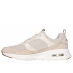 ⁦حذاء سكيتشرز سكيتش اير كورت-ريترو أفينيو للنساء لون بيج ونعل أبيض- Skechers Women's Skech-Air Court - Retro Avenue Shoes⁩ - الصورة ⁦4⁩