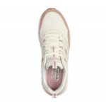 ⁦حذاء سكيتشرز سكيتش اير كورت-ريترو أفينيو للنساء لون أبيض وزهري ونعل أبيض- Skechers Women's Skech-Air Court - Retro Avenue Shoes⁩ - الصورة ⁦3⁩