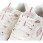 ⁦حذاء سكيتشرز سكيتش اير كورت-ريترو أفينيو للنساء لون أبيض وزهري ونعل أبيض- Skechers Women's Skech-Air Court - Retro Avenue Shoes⁩ - الصورة ⁦10⁩