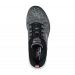 ⁦حذاء سكيتشرز فليكس ابريل 4.0 للنساء لون أسود وزهري ونعل أبيض- Skechers Women's Flex Appeal 4.0 Shoes⁩ - الصورة ⁦3⁩