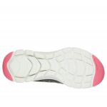 ⁦حذاء سكيتشرز فليكس ابريل 4.0 للنساء لون أسود وزهري ونعل أبيض- Skechers Women's Flex Appeal 4.0 Shoes⁩ - الصورة ⁦4⁩