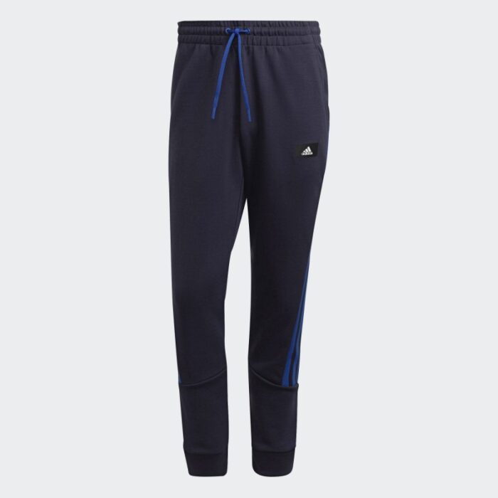 ⁦بنطلون اديداس فيوتشر ايكون ثلاث خطوط للرجال لون أزرق-adidas Mens' Future Icons 3-Stripes Pants⁩ - الصورة ⁦2⁩