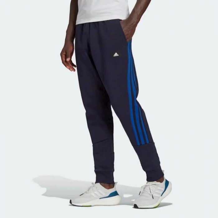 ⁦بنطلون اديداس فيوتشر ايكون ثلاث خطوط للرجال لون أزرق-adidas Mens' Future Icons 3-Stripes Pants⁩ - الصورة ⁦10⁩