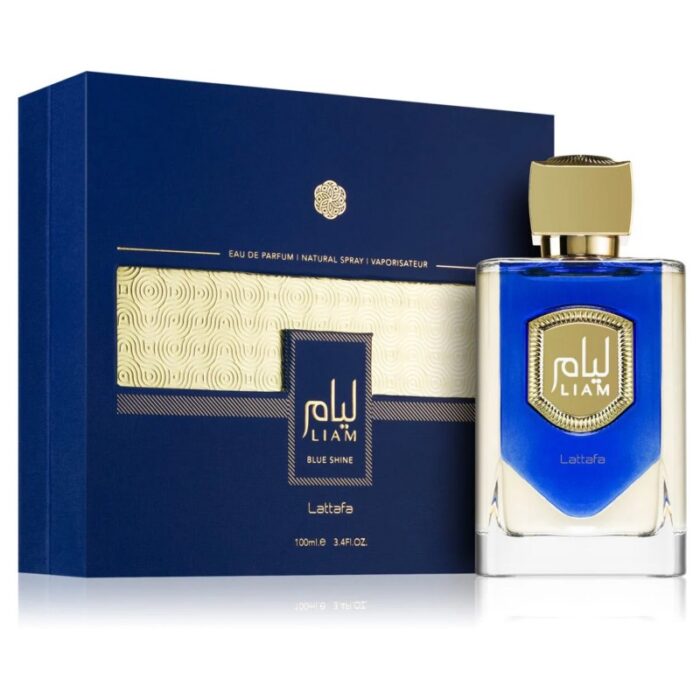 ⁦Liam Blue Shine EDP By Lattafa Perfumes Unisex 100ml - عطر ليام بلو شاين من لطافة للجنسين 100 مل⁩ - الصورة ⁦4⁩