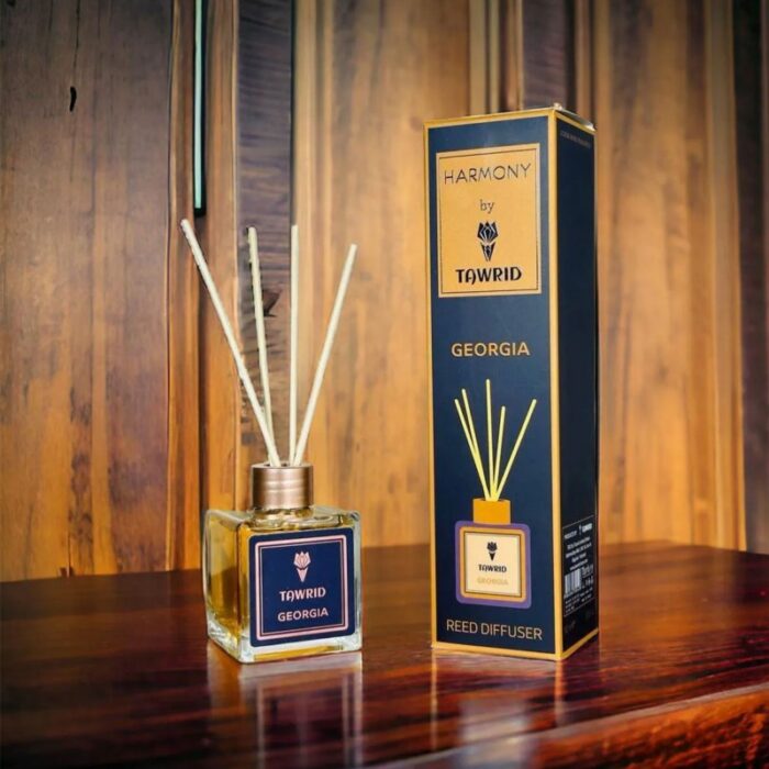 ⁦معطر جو من تورد برائحة جورجيا مع عصي خشبية حجم 100 مل⁩ - الصورة ⁦2⁩