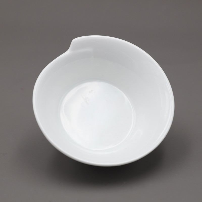 ⁦صحن بورسلان صغير بتصميم دائري قطر 13 سم لون أبيض⁩ - الصورة ⁦1⁩