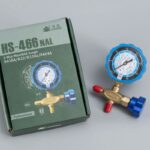 ساعة تعبئة غاز مفرد ضغط 35 بار لون أزرق