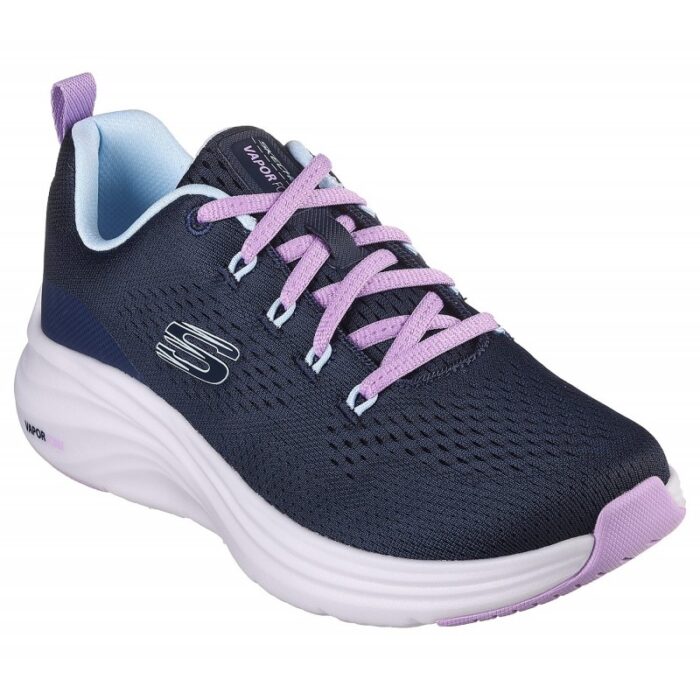 10330569_67db976a320fa حذاء سكيتشرز فابور فوم فرش ترند للنساء لون كحلي ونعل أبيض- Skechers Women's Vapor Foam - Fresh Trend Shoes - الصورة 1
