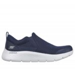 ⁦حذاء سكيتشرز جو ووك فليكس-ايمبيكابل للرجال لون كحلي ونعل أبيض- Skechers Men's GO WALK Flex - Impeccable II Shoes⁩ - الصورة ⁦2⁩