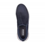 ⁦حذاء سكيتشرز جو ووك فليكس-ايمبيكابل للرجال لون كحلي ونعل أبيض- Skechers Men's GO WALK Flex - Impeccable II Shoes⁩ - الصورة ⁦3⁩