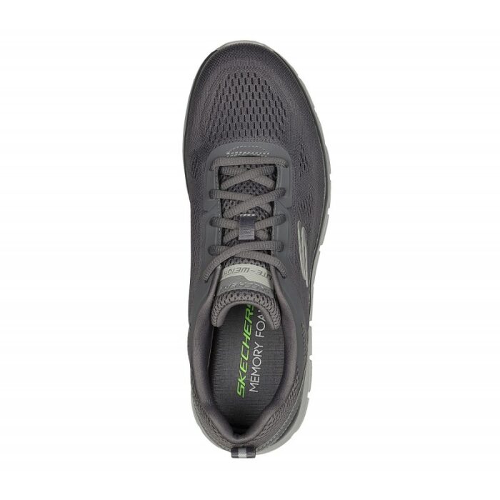 ⁦حذاء سكيتشرز تراك برودر للرجال لون رمادي ونعل أبيض- Skechers Men's Sport Track Broader Shoes⁩ - الصورة ⁦2⁩