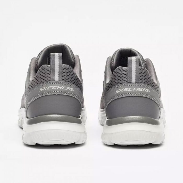 ⁦حذاء سكيتشرز تراك برودر للرجال لون رمادي ونعل أبيض- Skechers Men's Sport Track Broader Shoes⁩ - الصورة ⁦9⁩