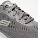 ⁦حذاء سكيتشرز تراك برودر للرجال لون رمادي ونعل أبيض- Skechers Men's Sport Track Broader Shoes⁩ - الصورة ⁦10⁩