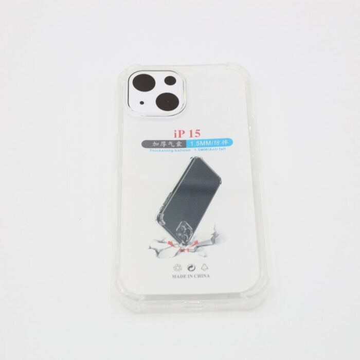 ⁦كفر حماية للجوال شفاف ايفون 15⁩ - الصورة ⁦2⁩