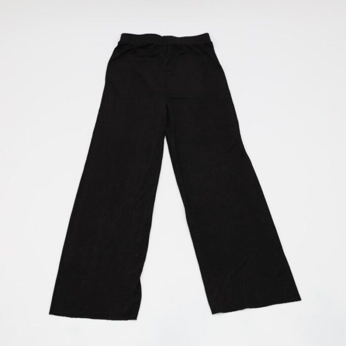 10330652_67db97d1e5bdf بنطلون بيتي مريح ستاتي لون أسود - الصورة 1