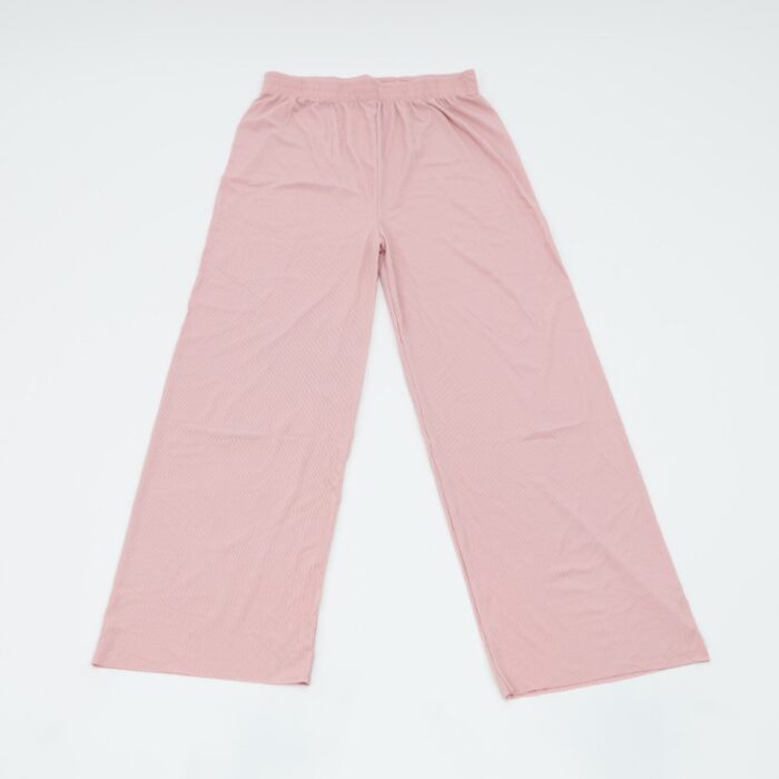 10330654_67db97d472d7a بنطلون قماش الزبدة البيتي المريح ستاتي لون زهري - الصورة 1