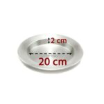 ⁦صحن ألمنيوم دائري لإعداد الحلويات قطر 24.5 سم⁩ - الصورة ⁦4⁩