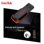⁦فلاش ميموري من سانديسك سعة 64 جيجا- Sandisk Cruzer Blade USB 2.0 Flash Drive – 64GB⁩ - الصورة ⁦7⁩