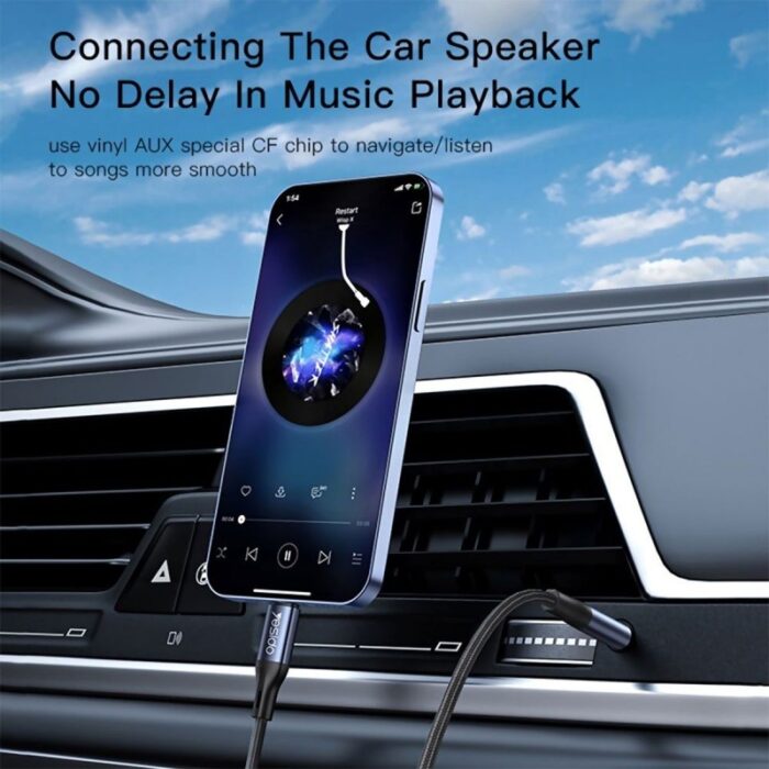 ⁦كابل يسيدو محول صوت Aux منفذ لايتينج إلى 3.5 ميلي طول 1 متر- Yesido Yau35 AUX Adapter IP To 3.5MM Audio Cable⁩ - الصورة ⁦9⁩