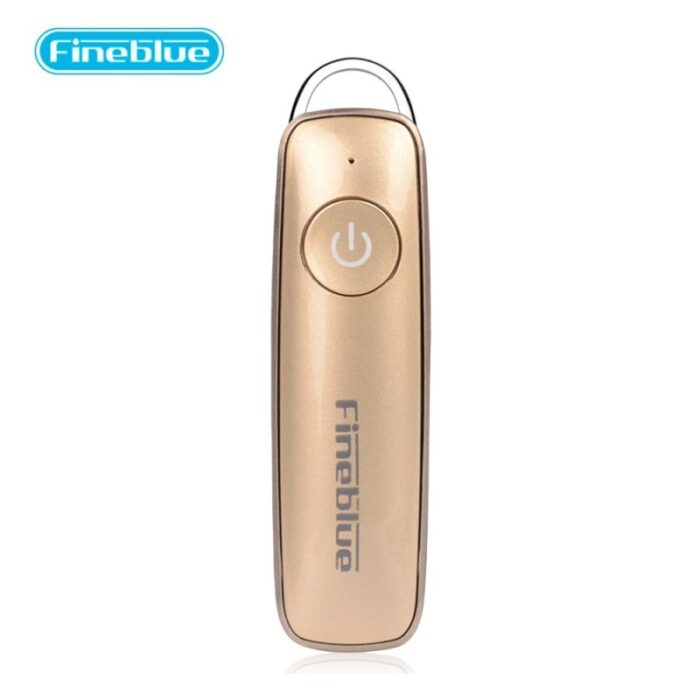 ⁦سماعات أذن لاسلكية من فاين بلو لون ذهبي⁩ - الصورة ⁦3⁩