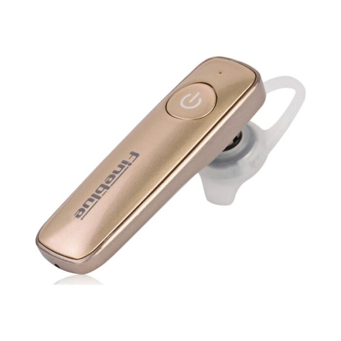 ⁦سماعات أذن لاسلكية من فاين بلو لون ذهبي⁩ - الصورة ⁦4⁩