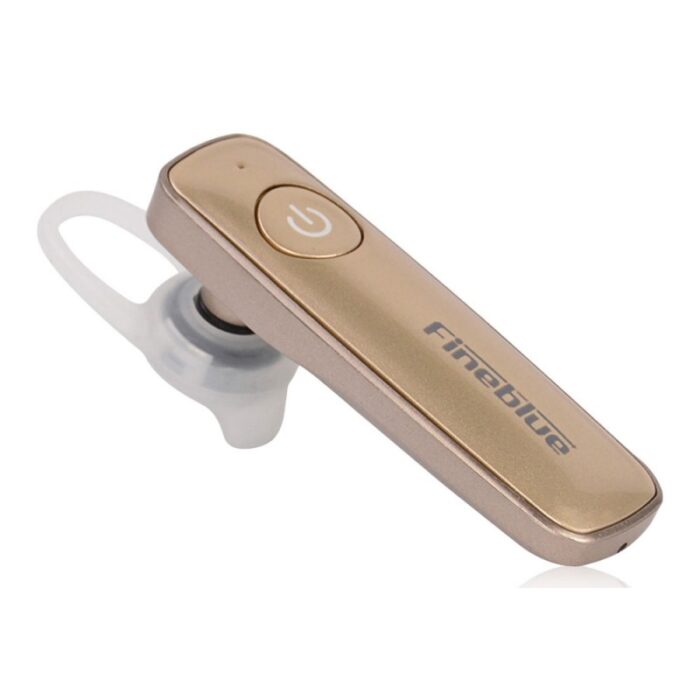 ⁦سماعات أذن لاسلكية من فاين بلو لون ذهبي⁩ - الصورة ⁦5⁩