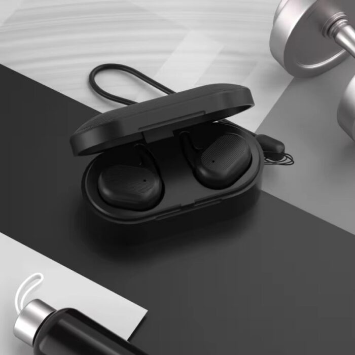 ⁦سماعات أذن لاسلكية من 9 برو لون رمادي- 9PRO TWS Vibe Zero⁩ - الصورة ⁦3⁩