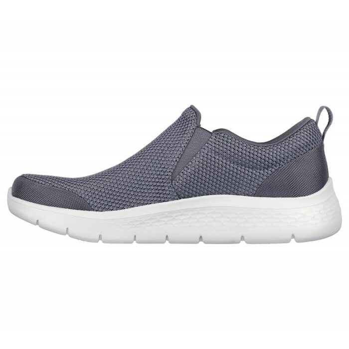 ⁦حذاء سكيتشرز جو ووك للرجال لون رمادي ونعل أبيض- Skechers Men's GO WALK Flex - Impeccable II Shoes⁩ - الصورة ⁦5⁩