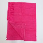 منشفة قطنية للإستحمام حجم كبير لون زهري