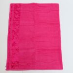 ⁦منشفة قطنية للإستحمام حجم كبير لون زهري⁩ - الصورة ⁦2⁩