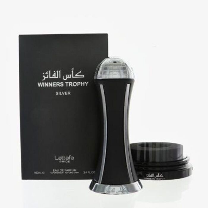 ⁦Winners Trophy Silver EDP By Lattafa for Unisex 100 ML - عطر كأس الفائز وينرز تروفي سيلفر من لطافة للجنسين سعة 100 مل⁩ - الصورة ⁦2⁩