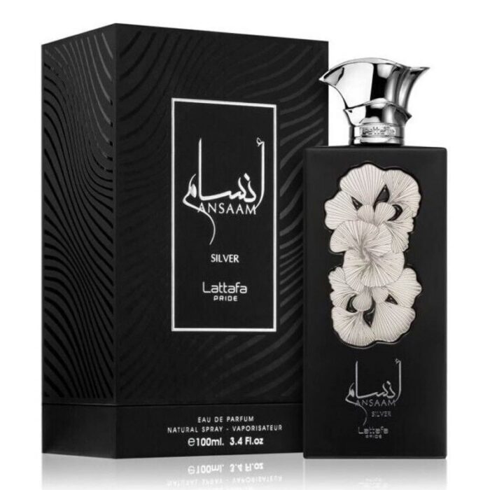 10330946_67db98f2cb95f عطر أنسام سيلفر من لطافة فخر للجنسين 100 مل-Ansaam Silver EDP By Lattafa Perfumes For Unisex 100ml - الصورة 1
