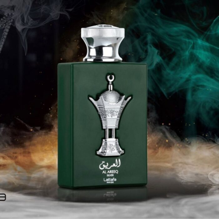 ⁦عطر العريق فضي (سلفر) من لطافة فخر للجنسين 100 مل-Al Areeq Silver EDP By Lattafa Perfumes For Unisex 100ml⁩ - الصورة ⁦3⁩