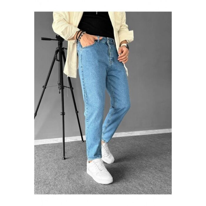 ⁦بنطلون جينز شبابي boyfriend FIT⁩ - الصورة ⁦3⁩