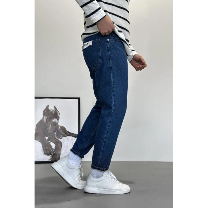 ⁦بنطلون جينز شبابي boyfriend FIT⁩ - الصورة ⁦3⁩