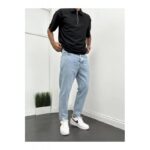 ⁦بنطلون جينز شبابي boyfriend FIT⁩ - الصورة ⁦2⁩