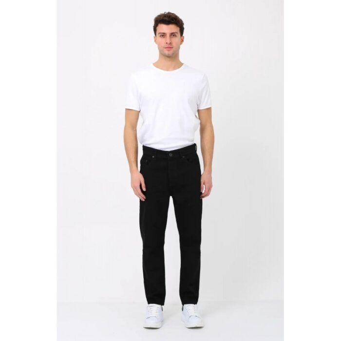 ⁦بنطلون جينز بوي فريند شبابــي⁩ - الصورة ⁦2⁩