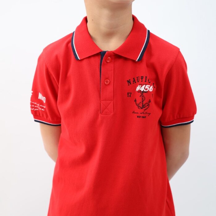 ⁦T-Shirt بولو ولادي POPiTO⁩ - الصورة ⁦2⁩