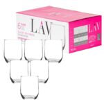 ⁦طقم كاسات للمشروبات والعصائر شفاف عدد 6 من LAV⁩ - الصورة ⁦4⁩