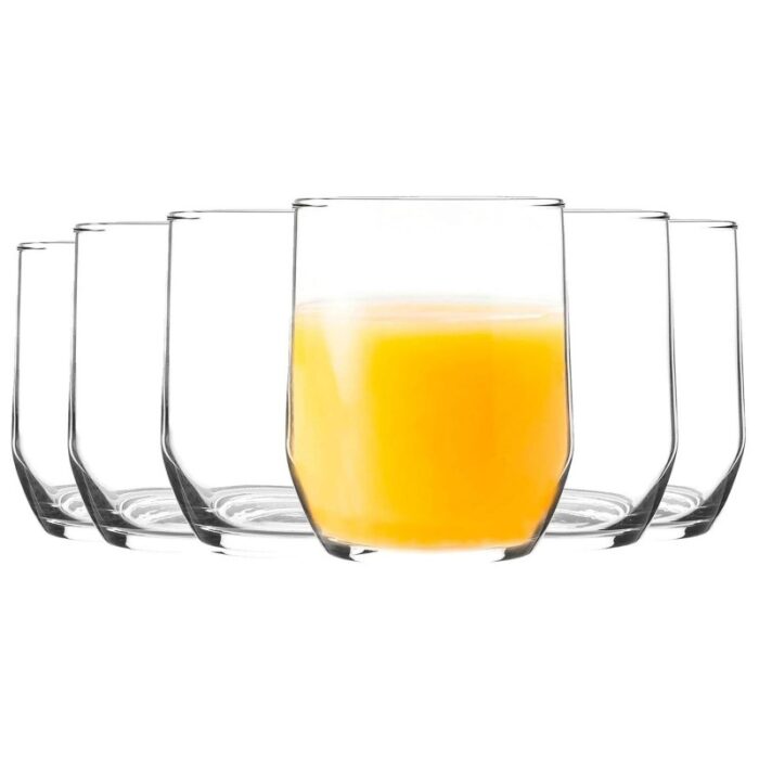 ⁦طقم كاسات للمشروبات والعصائر شفاف عدد 6 من LAV⁩ - الصورة ⁦5⁩