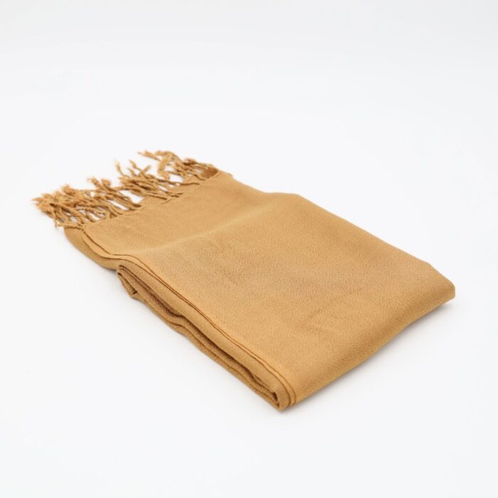 10331166_67db99ddb42e7 شال رأس نسائي حجم 165×70 سم لون عسلي - الصورة 1