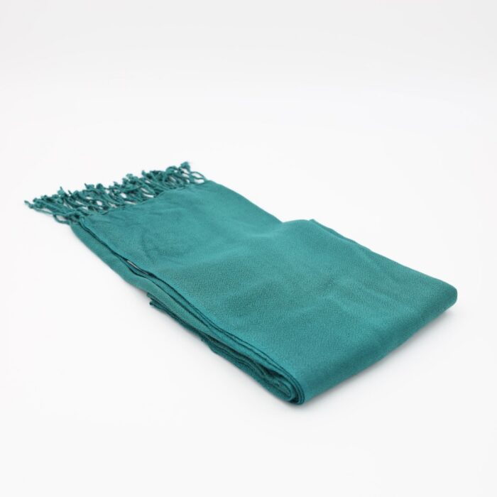 10331174_67db99ea0b194 شال رأس نسائي حجم 165×70 سم لون تركواز - الصورة 1