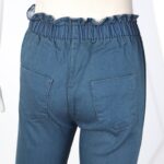 ⁦بنطال جينز بوي فريند للنساء لون أزرق⁩ - الصورة ⁦5⁩