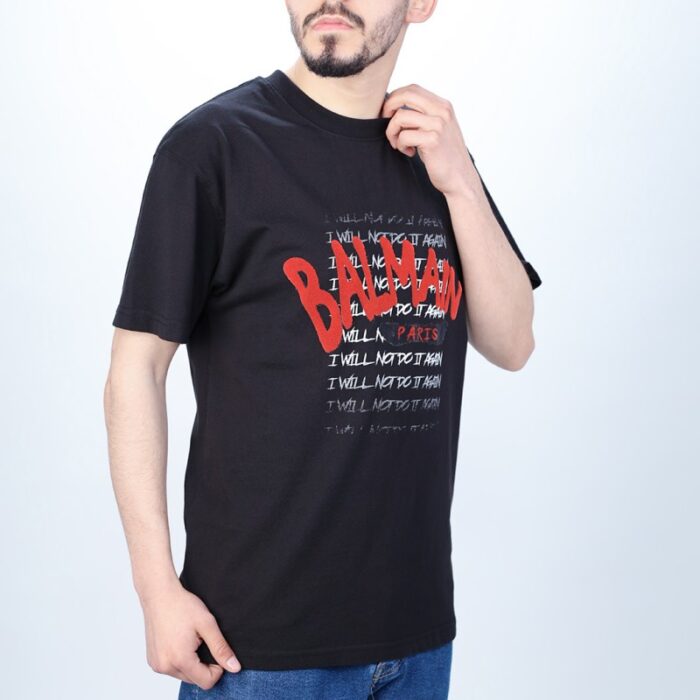 ⁦T-Shirt شبابي قطن ثقيل فاخر⁩ - الصورة ⁦2⁩