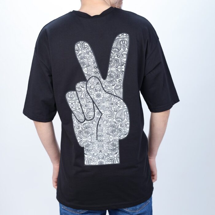 ⁦T-Shirt اوفــر سايــز شبابي جودة عالية⁩ - الصورة ⁦2⁩