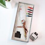 ⁦قلم ريشة مع حبر بألوان متعددة K10-8 عبوة لون سكني⁩ - الصورة ⁦5⁩