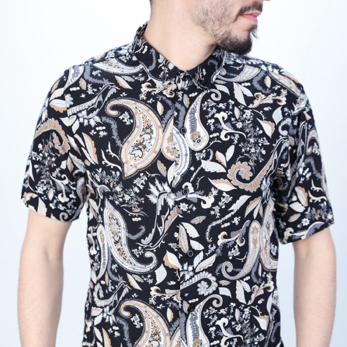 ⁦قمـيص شبابي بنقش بيزلي⁩ - الصورة ⁦3⁩