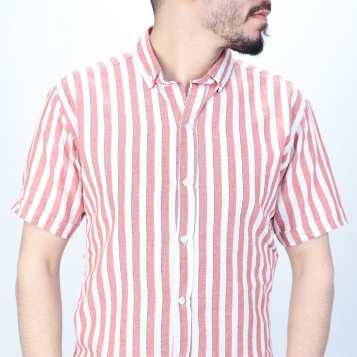 ⁦قمـيص شبابي مقلم⁩ - الصورة ⁦3⁩