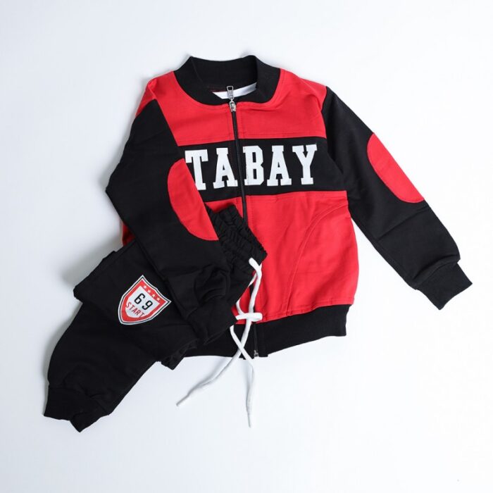 10331601_67db9bf123862 ترينج للأطفال 3 قطع لون أحمر و أسو - الصورة 1